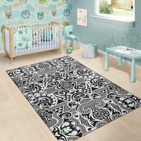 Polynesian Gray Area Rug - Polynesian Pride
