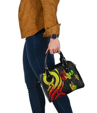 New Caledonia Shoulder Handbag - Reggae Tentacle Turtle - Polynesian Pride