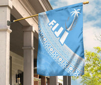 Fiji Tapa Rugby Flag version Style You Win - Blue - Polynesian Pride