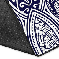 Polynesian Blue Dark Area Rug - Polynesian Pride