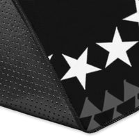 Cook Island Area Rug - Seal With Polynesian Tattoo Style ( Black) - Polynesian Pride