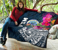 Federated States Of Micronesia Premium Quilt - Summer Vibes - Polynesian Pride