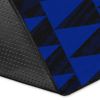 Kakau Seal Of Hawaii Polynesian - Blue Rug - Polynesian Pride