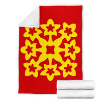 Hawaiian Premium Blanket Royal Pattern - Royal - A1 Style - Polynesian Pride