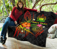 Polynesian Hawaii Personalised Premium Quilt - Legend of Samoa (Reggae) - Polynesian Pride