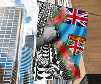 Fiji Flag - Custom Personalised Curve Style - Polynesian Pride