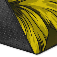 Hawaiian Map Hibiscus Flowers Vintage Polynesian Rug AH - Polynesian Pride