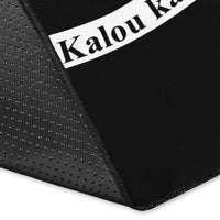 Fiji Polynesian Area Rug - Tribal Wave Tattoo Flag Style - Polynesian Pride