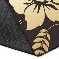 Golden Hibiscus Area Rug - Polynesian Pride