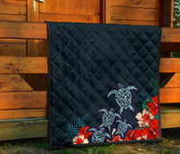 Hawaii Polynesian Turtle Premium Quilt - Polynesian Pride