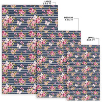 Tropical Butterfly Pink Rug - Polynesian Pride