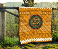 Hawaii Tiki Kanaka Polynesian - Premium Quilt AH - Polynesian Pride