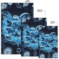 Hawaii Turtle Sea Ohana Rug - Polynesian Pride