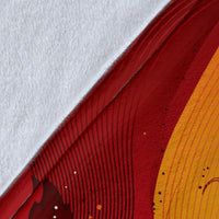 Papua New Guinea Custom Personalised Premium Blankets - Tribal Tuna Fish - Polynesian Pride