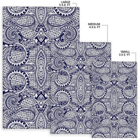 Polynesian Blue Dark Area Rug - Polynesian Pride
