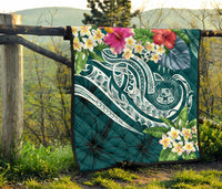 Polynesian Hawaii Premium Quilt - Summer Plumeria - Polynesian Pride