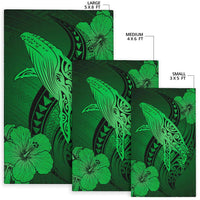 Hawaii Polynesia Whale Hibiscus - Green - Polynesian Pride