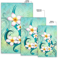 Hawaii Plumeria Area Rug - Polynesian Pride