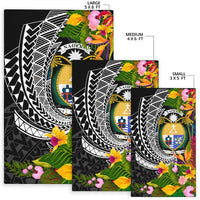 Nauru Area Rug - Seal Spiral Polynesian Patterns - Polynesian Pride