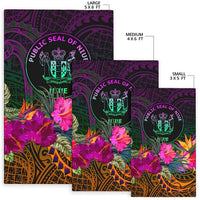 Niue Polynesian Area Rug - Summer Hibiscus - Polynesian Pride