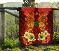 Pohnpei Premium Quilt - Tribal Tuna Fish - Polynesian Pride