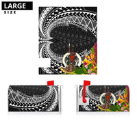 Vanuatu Mailbox Cover - Tropical Flowers Style - Polynesian Pride