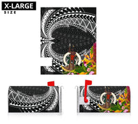 Vanuatu Mailbox Cover - Tropical Flowers Style - Polynesian Pride