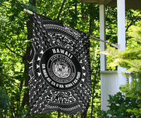 Hawaii Motto Polynesian Flag White AH - Polynesian Pride