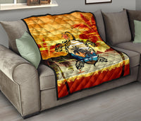 Hawaii Turtle Coconut Tree Premium Quilt - Polynesian Pride