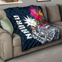 Nauru Premium Quilt - Summer Vibes Blue - Polynesian Pride