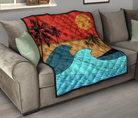 Hawaii Polynesian Sun Down Premium Quilt - Polynesian Pride
