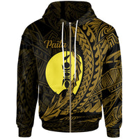 New Caledonia Zip Hoodie Paita Wings Style Unisex Black - Polynesian Pride