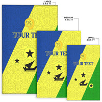 (Custom Personalised) Vanuatu Malampa Province Area Rug - Flag Style - LT12 - Polynesian Pride