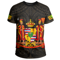 Hawaii Kanaka Maori Polynesian T Shirt Gold - Polynesian Pride