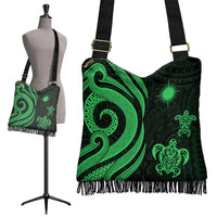 Marshall Islands Boho Handbag - Green Tentacle Turtle - Polynesian Pride