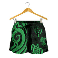 Kosrae Women's Short - Green Tentacle Turtle - Polynesian Pride