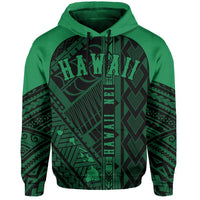 Hawaii Nei Hoodie Polynesian Green - Polynesian Pride