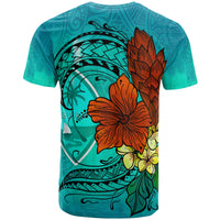 Guam T Shirt Tropical Flowers Style - Polynesian Pride