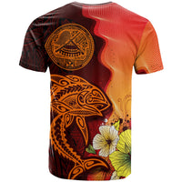 American Samoa T Shirt Tribal Tuna Fish - Polynesian Pride