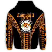 Hawaii Hoodie James Campbell High Zip Hoodie - Polynesian Pride