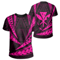 Hawaii Kanaka Polynesian T Shirt Pink Unisex Pink - Polynesian Pride