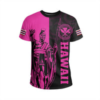 Hawaii King Polynesian T Shirt Lawla Style Pink - Polynesian Pride