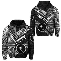 Custom FSM Chuuk Hoodie Original Style Black LT8 Unisex Black - Polynesian Pride