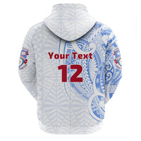 Custom Kolisi Apifoou College Zip Hoodie Polynesian Style - Polynesian Pride