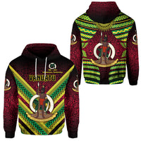 Vanuatu Special Independence Anniversary Hoodie Creative Style Gradient Red LT8 Unisex Red - Polynesian Pride