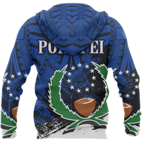 Pohnpei Hoodie Pohnpie Flag Special - Polynesian Pride