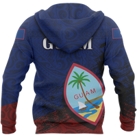 Guam Hoodie Guam Flag Coat of Arms Special A02 - Polynesian Pride