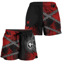 Hawaii Kanaka Maoli Polynesian Women's Shorts - Polynesian Chain Style - Polynesian Pride