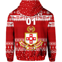 Custom Kolisi Tonga College Christmas Hoodie Simple Style LT8 - Polynesian Pride