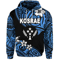 FSM Kosrae Hoodie Unique Vibes Blue LT8 - Polynesian Pride